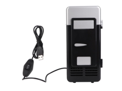 Mini Enfriador De Bebidas Portátil Usb Con Doble Función De Calefacción Y Refrigeración Para Uso En La Oficina - Negro