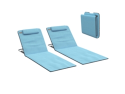 Juego de 2 vasos plegables MDUG con asa, 142x51x40cm