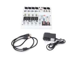 Pequeña Mesa De Mezcla Ultra Compacta De 8 Canales Con Interfaz Usb Y Alimentación Fantasma De 48v