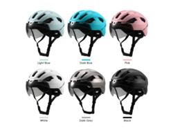 2026-casco De Bicicleta Ligero Con Luz Trasera Y Gafas Magnéticas Para Mujeres Y Hombres, Casco De Seguridad Para Ciclismo