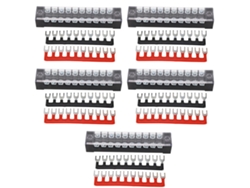 Kit De Bloque De Terminales De Rosca De 10 Posiciones Y Dos Líneas, 15 A, 600 V