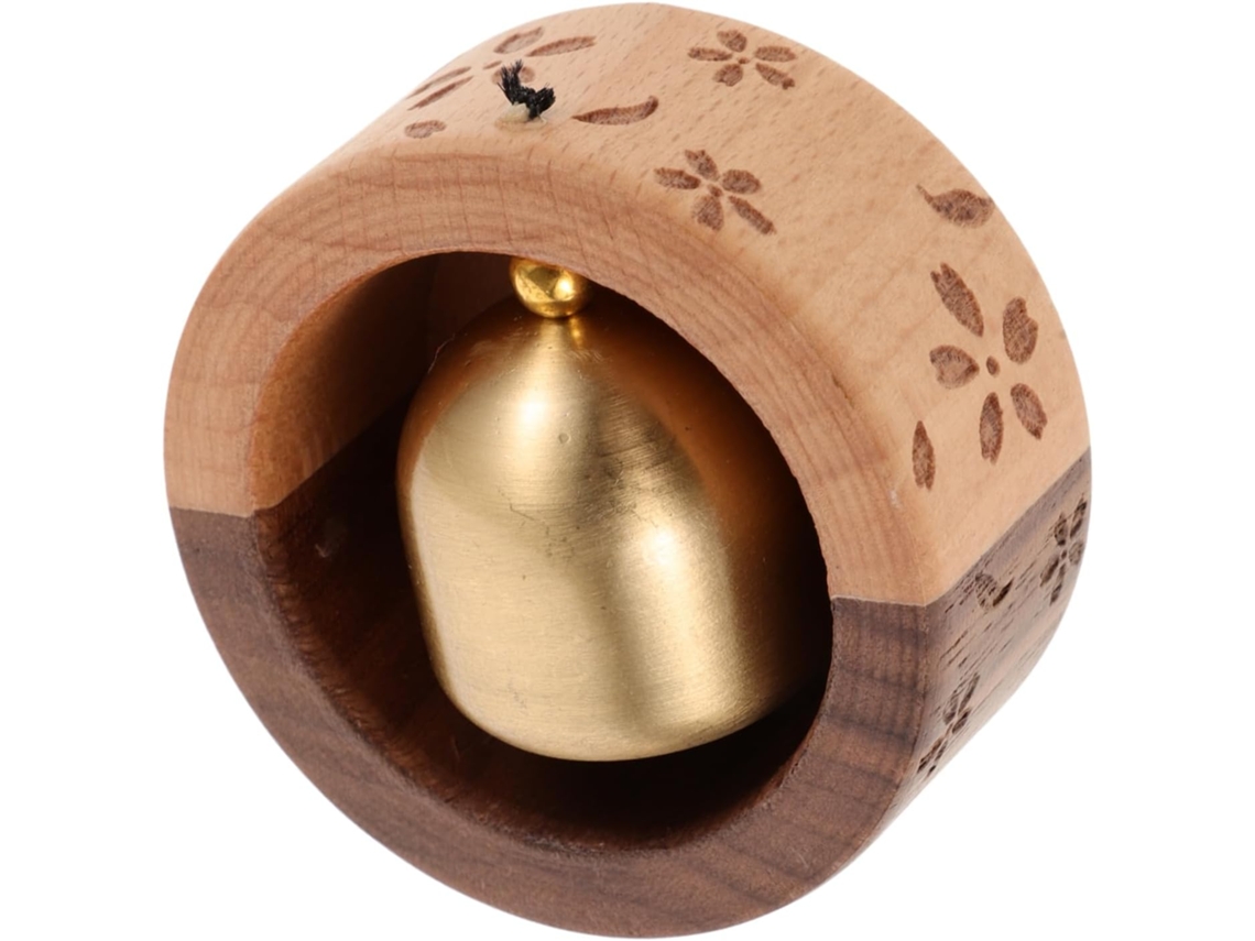 Timbre Magnético De Madera Para Puerta De Entrada