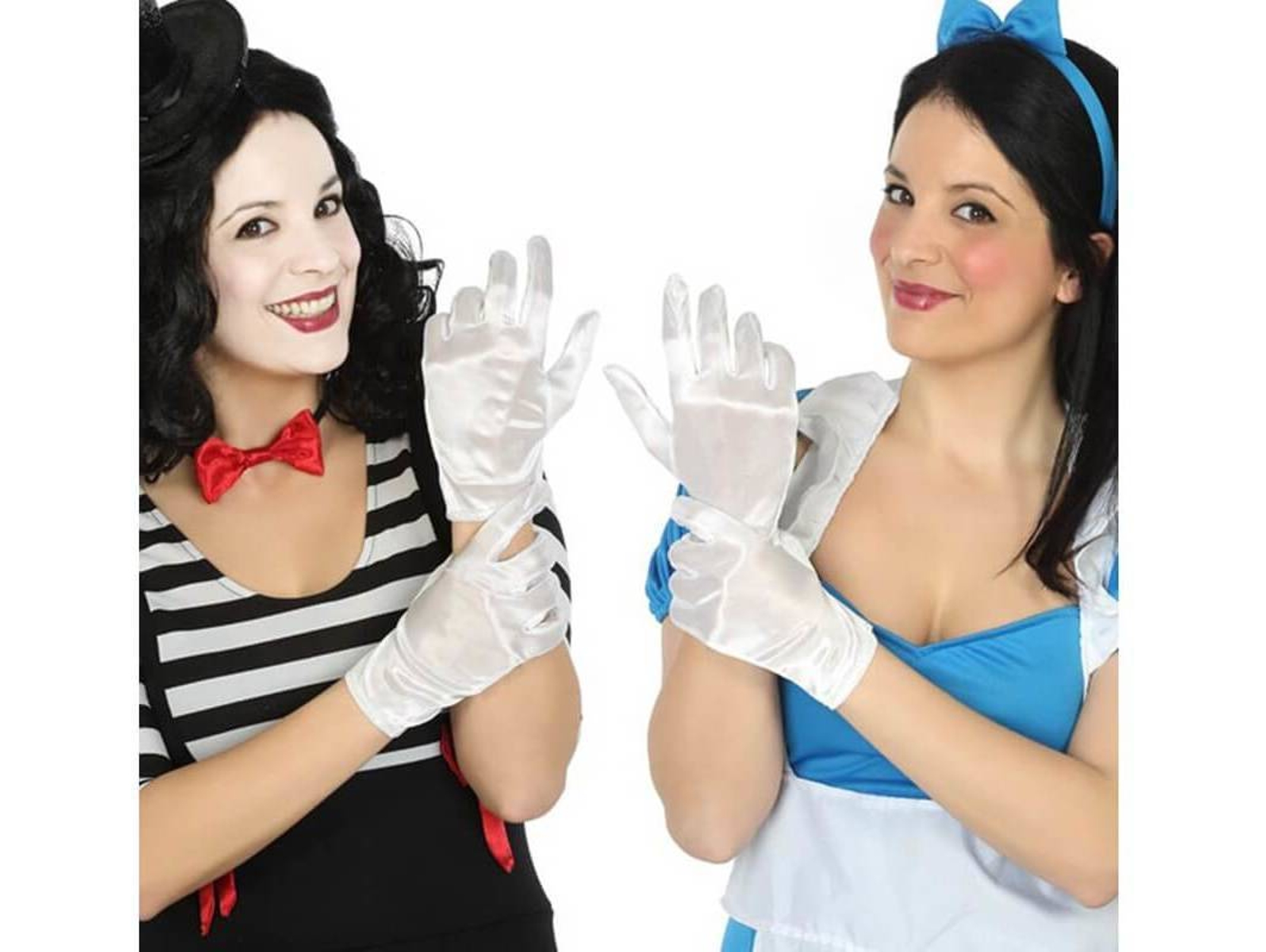 Guantes DISFRAZZES Para Adulto Blanco (Talla: Talla Universal)