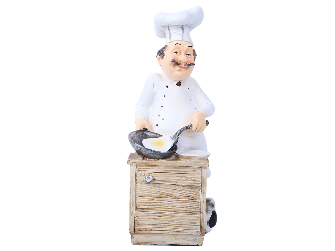 Decoración De Resina Con Forma De Chef Cocinando Para Restaurante/cafetería, Regalo Artesanal