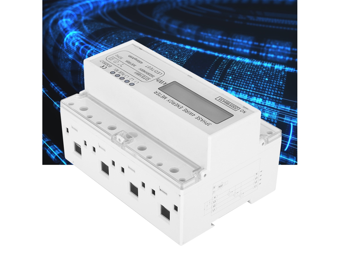 Omni-medidor Trifásico 4 Hilos 7p Lcd Portátil Ligero Integrado Circuitos Precisos