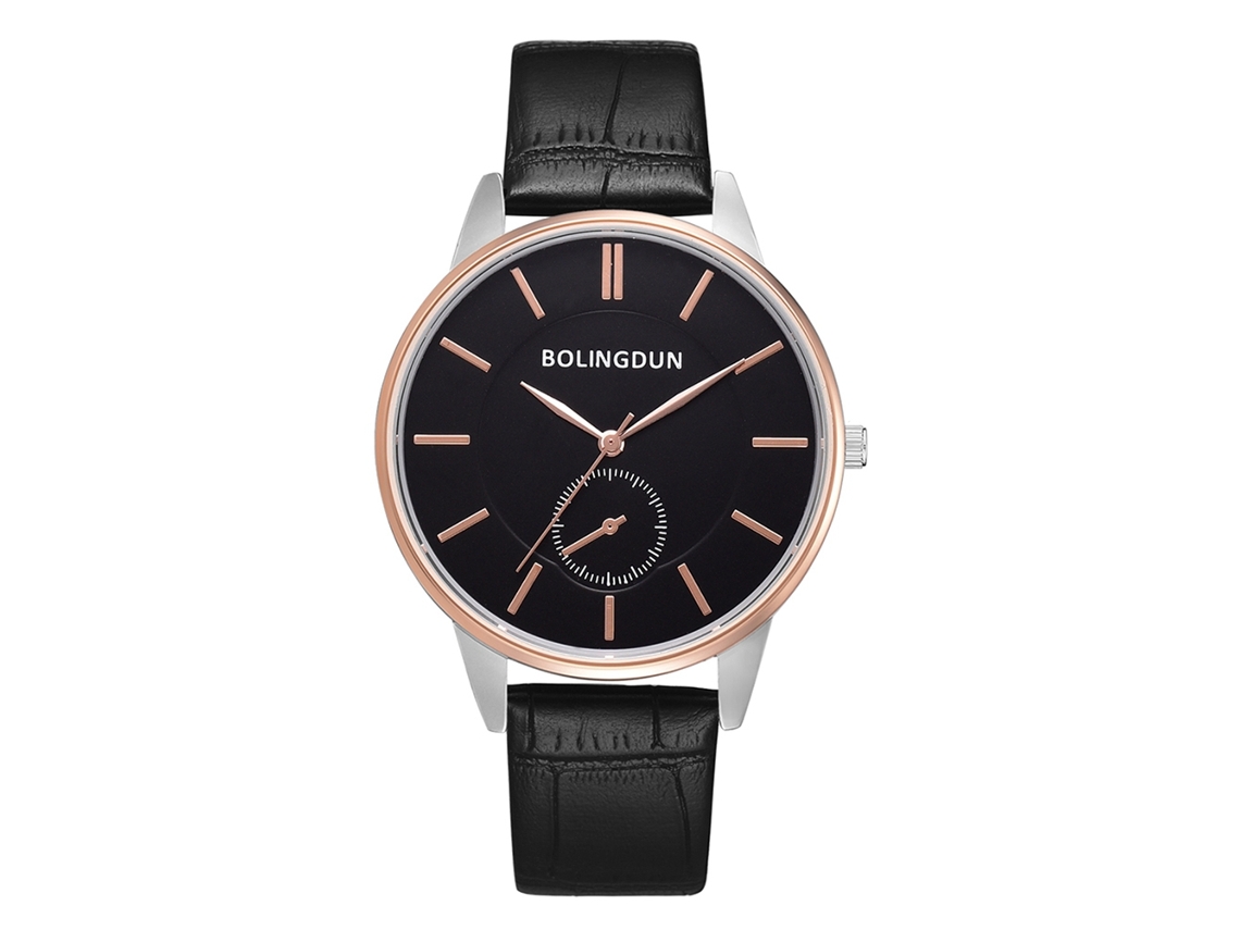 Reloj De Cuarzo Clásico Elegante Unisex Para Parejas Regalo Casual (01)