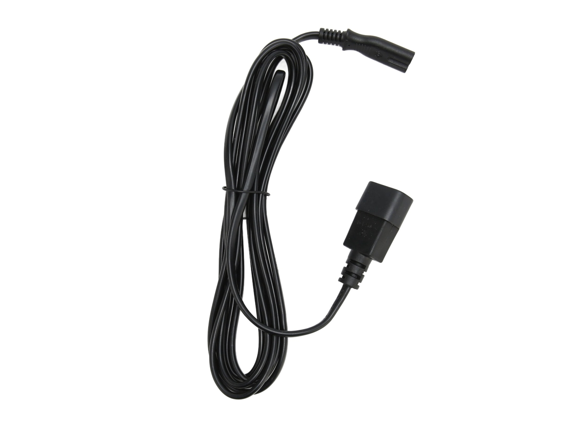 Cabo De Alimentação Iec320 C14 Macho Para C7 Fêmea 10a 2500w 3m/9.8ft Pvc Para Laptop Monitor Impressora