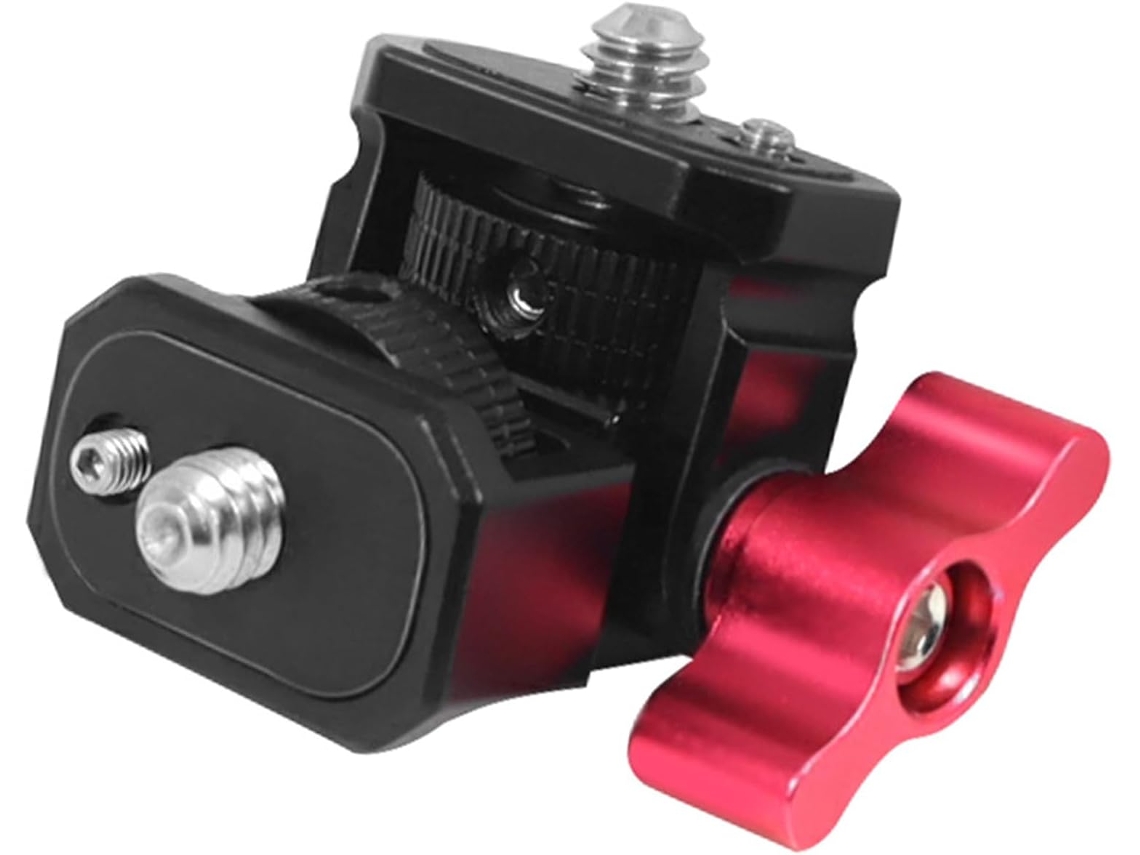 Soporte Giratorio Para Monitor Y Zapata De 1/4" Para Cámara De Acción Dslr