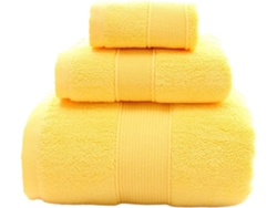 Juego De 3 Toallas De Baño, Toallita Facial, Toalla Cuadrada Transpirable Y Absorbente.