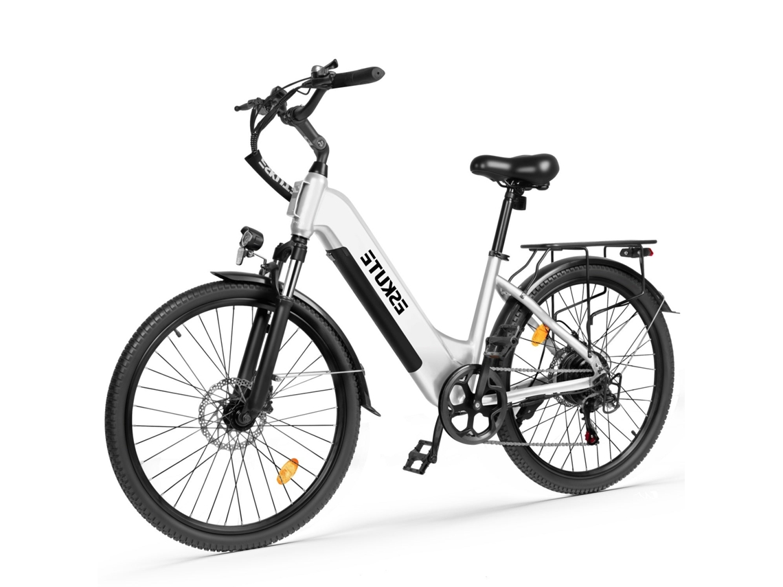 Eskute C202 Bicicleta Eléctrica 250w 48v17.5ah 26'' - Blanco