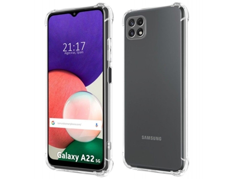 Carcasa Samsung Galaxy A22 5G TUMUNDOSMARTPHONE Antigolpes Transparente