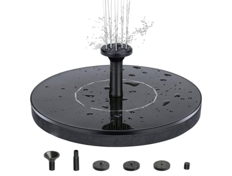 Bebedero Solar 13 Cm Negro INF