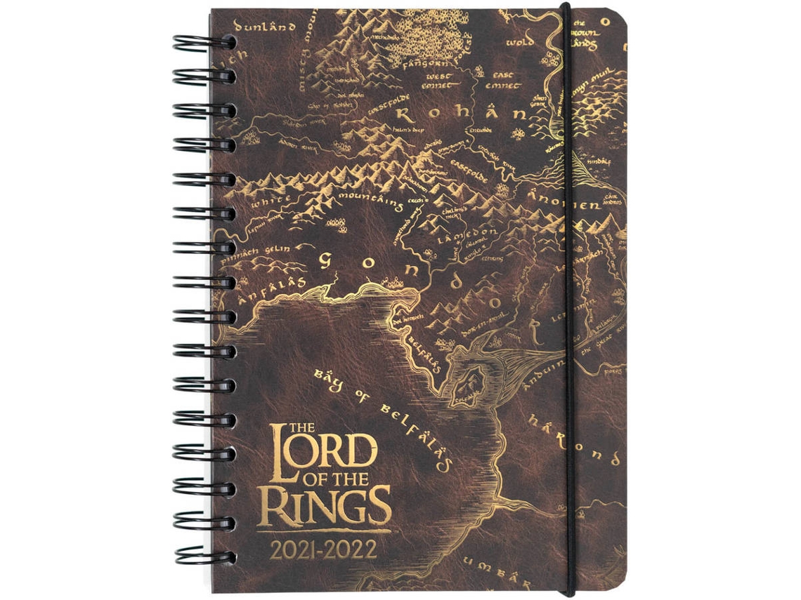 Agenda Escolar ERIK EDITORES The Lord of the Rings (A5 - 2021/2022 - Semanal - 14.8x21cm)