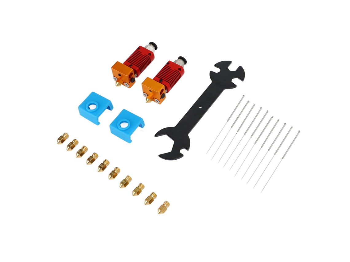 Kit De Limpieza De Boquilla De Extruder Hotend Con Aguja Mk8 Llave 5 En 1 Para Ender 3 Pro V2