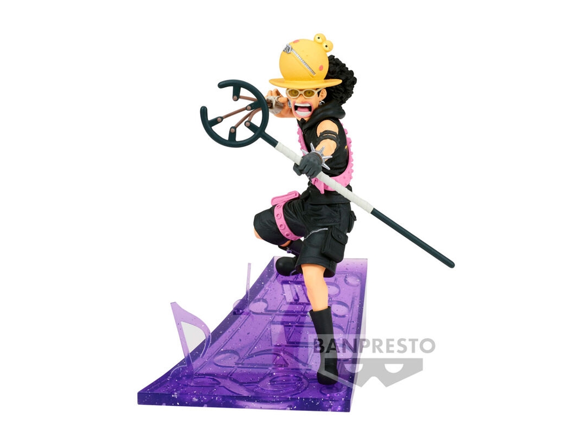 Figura de Usopp Senkozekkei rojo de la película One Piece de 12 cm B.active