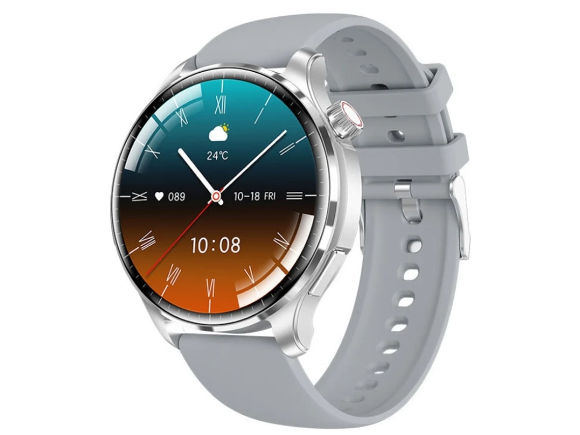 Reloj inteligente con llamadas Bluetooth, control de la frecuencia cardíaca, presión arterial, sueño y temperatura, seguimiento del clima y GPS Yizhood