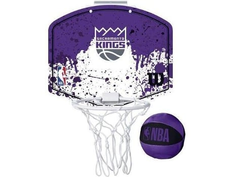 Canasta de Baloncesto WILSON NBA Sacramento Kings Mini Púrpura (Única)