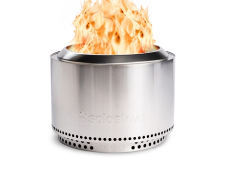 Brasero de Jardín SOLO STOVE Yukon de Leña con Soporte (68,5x50,5 cm - Acero Inoxidable)