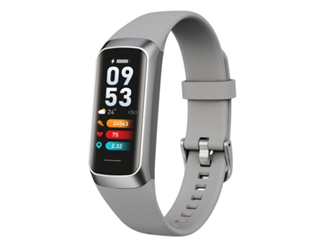 EKO Pulsera conectada Flame Edition 5.0 impermeable IP68 con función multideporte Gris