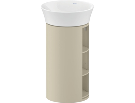 DURAVIT White Tulip, mueble de lavabo de pie, ancho 350 x fondo 410mm, con compartimento abierto, con tecnología tip-on, WT42390