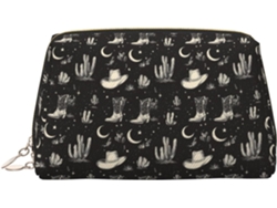 Neceser De Viaje Cuero Organizador Para Mujer Diseño Estampado Vacaciones