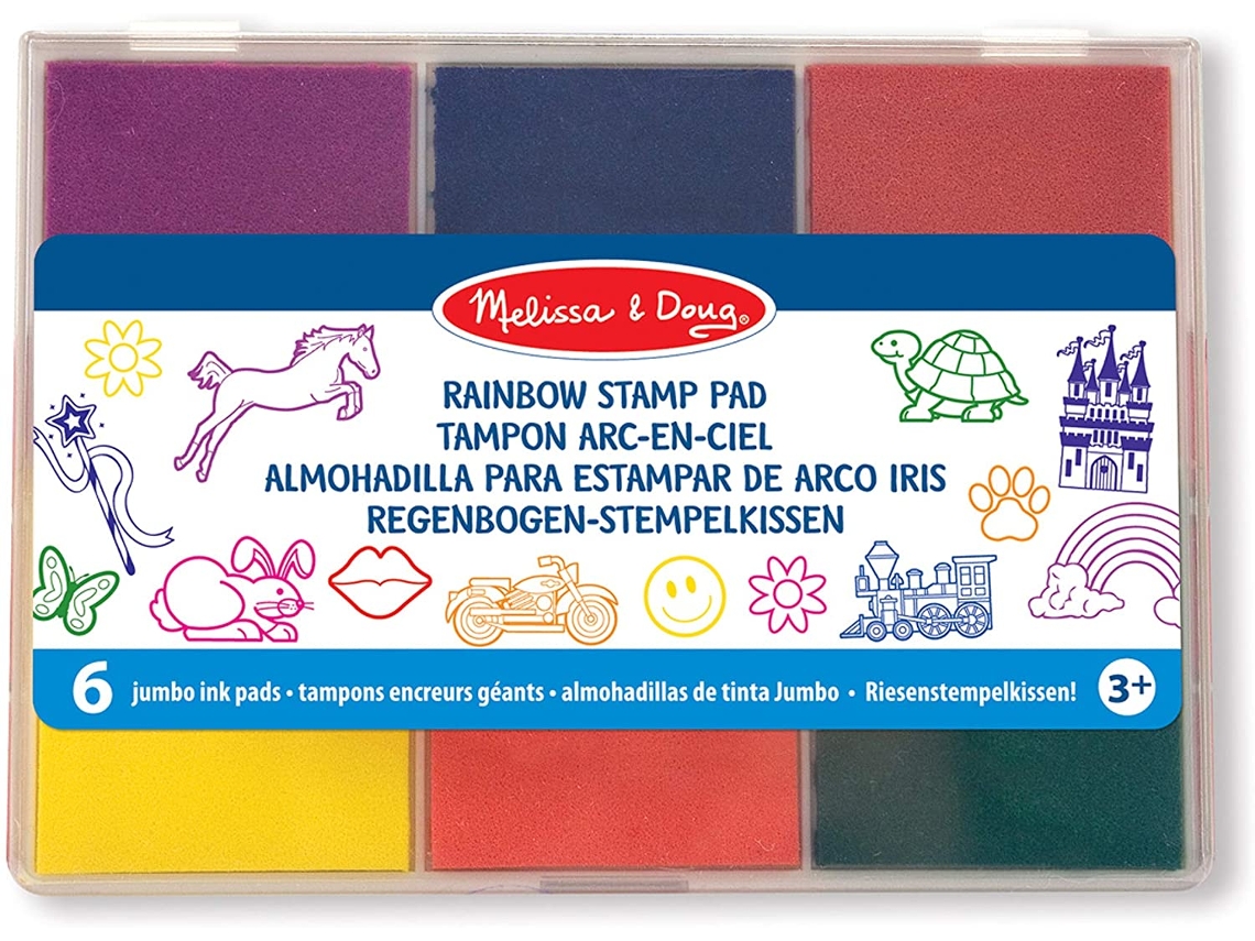 Jogo de Mesa MELISSA & DOUG Rainbow Stamp Pad (2 Anos)