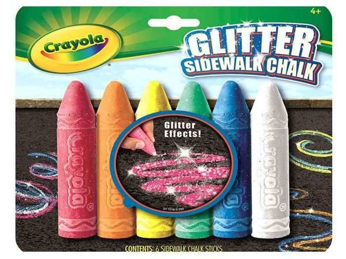 Tizas De Suelo  CRAYOLA Brillantes  (3 años)