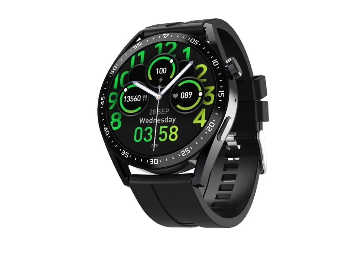 Reloj inteligente con pantalla táctil TFT HD de 1,38 pulgadas, monitor de actividad física, llamadas, SMS, frecuencia cardíaca y asistente de Bestvite.