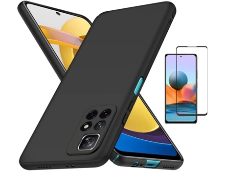 Kit Carcasa + Protector de Pantalla Xiaomi Redmi Note 11 Turtleshell Negro
