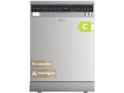 Lavadoras Evvo D4yx, 16 Cubiertos, Instalación Gratuita, 8 Programas, Extra Silenciosa, Acero Inoxidable Descripción Corta