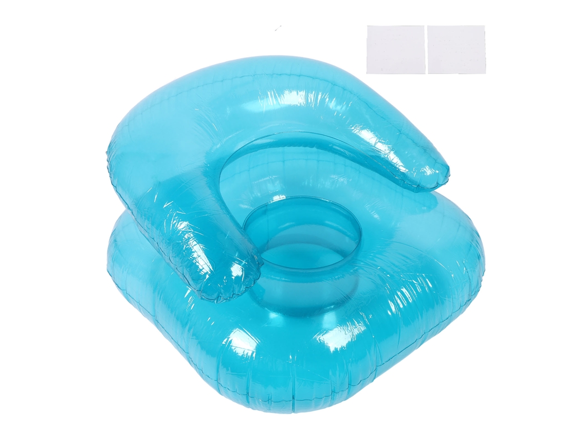 Sofá inflable ergonómico transparente