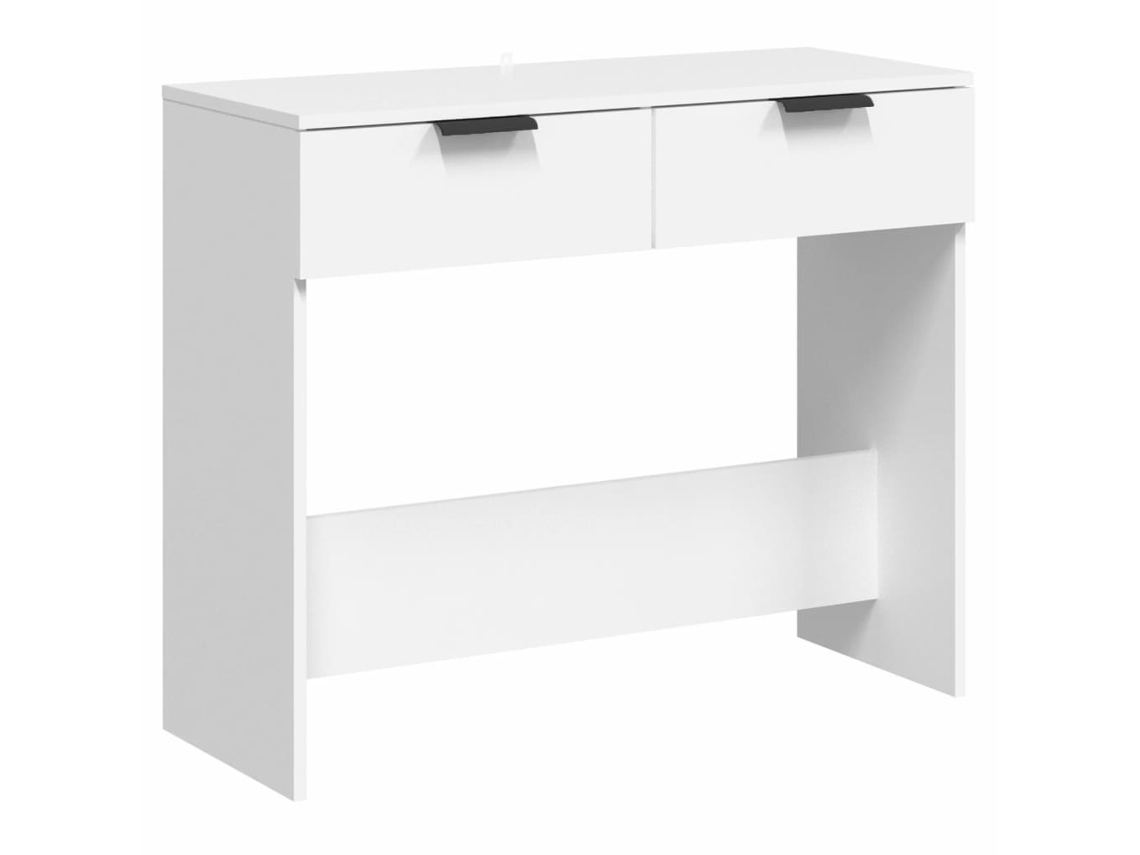 Mesa consola 90x36x75 cm Derivados de madera Blanco MAISON EXCLUSIVE