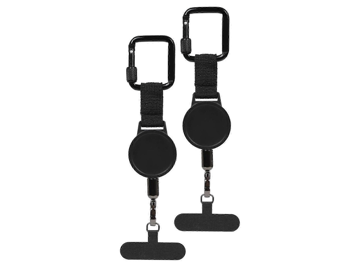 Soporte retráctil antirrobo para teléfono móvil GOKOCO con cordón y llaves.