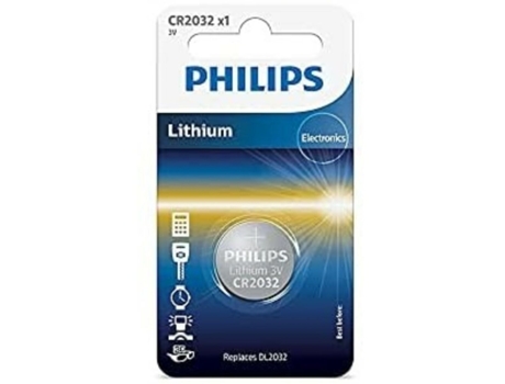 Pilas de Botón de Litio Philips CR2032