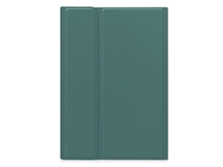 Funda Fwinl para Samsung Galaxy Tab S10 Plus/S9 Plus/S9 Fe Plus de 12,4 pulgadas con ranura para bolígrafo, color verde oscuro