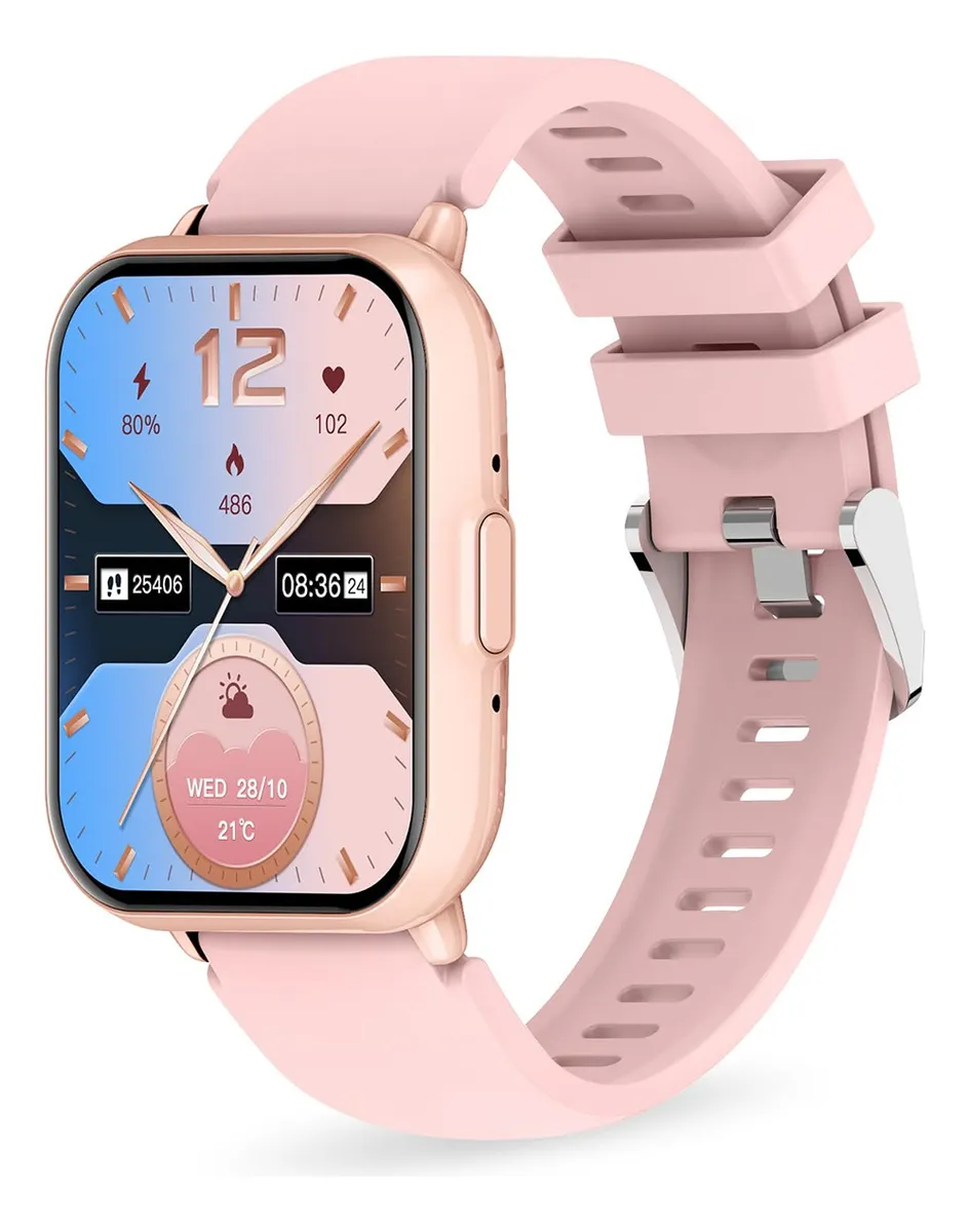 Reloj inteligente para mujer, reloj inteligente con llamadas Bluetooth vayotoy