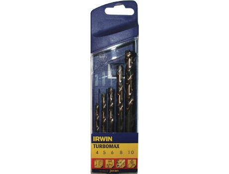 Juego de 15 Brocas para Metales TURBOMAX HSS IRWIN 1,5 mm a 10 mm