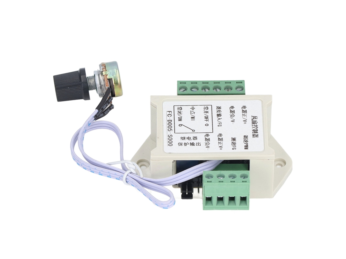 Controlador de velocidad de ventilador de 4 cables, toma de corriente industrial (FC D005 S000(5V))