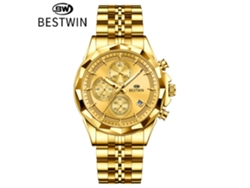 Reloj De Pulsera Personalizado De Seis Manecillas Para Hombre (caja Dorada)