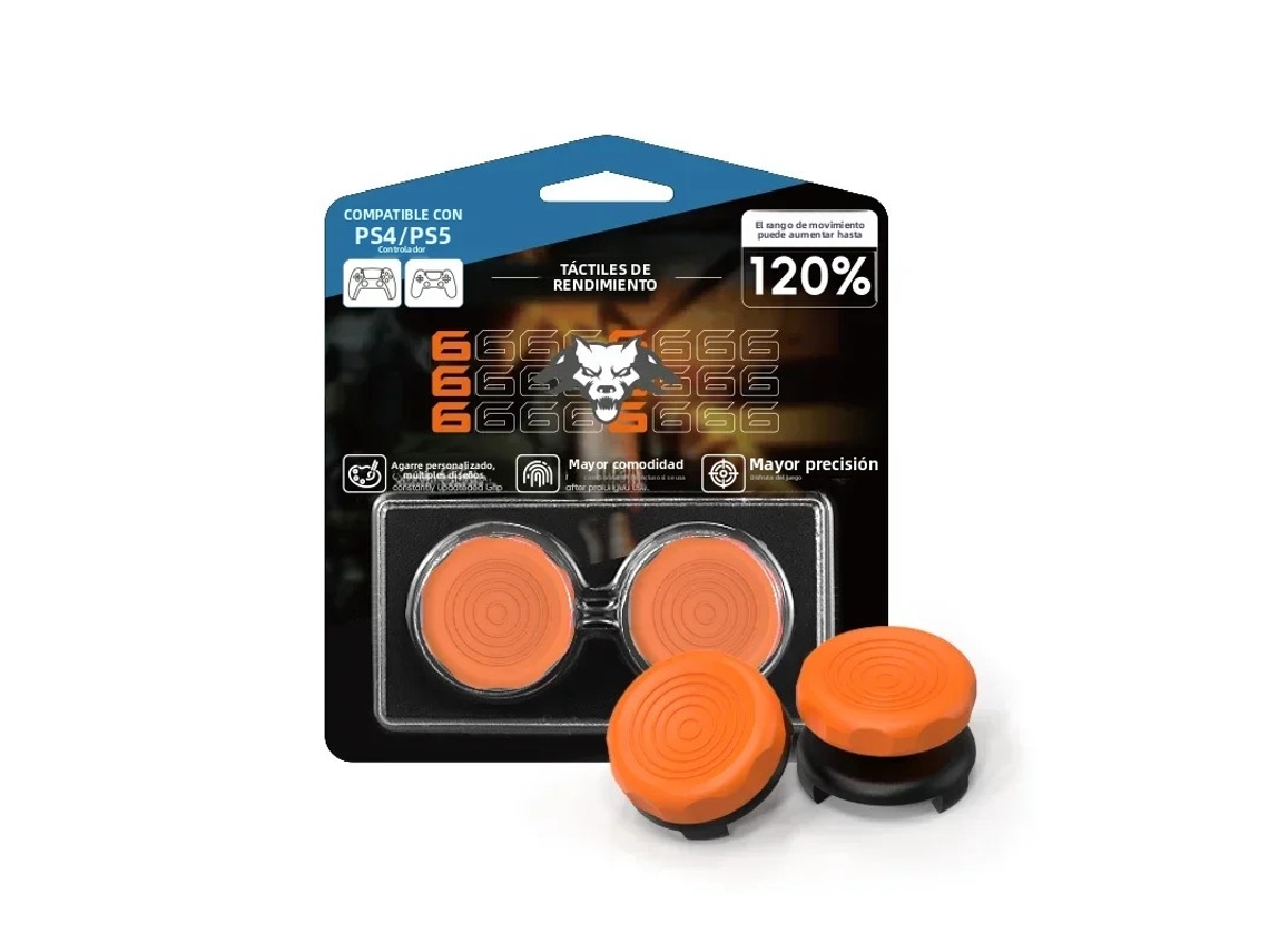 Fundas de joystick de alto rendimiento para PS4/PS5, dos alturas antideslizantes para un mejor control, MDUG (paquete de 2)