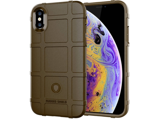 Funda iPhone XS WISETONY Mofankeji-55 Marrón