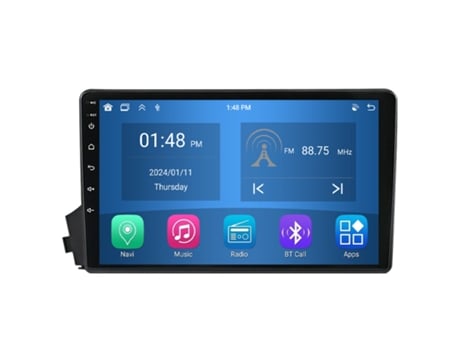 Autoradio 4GB RAM64GB ROM ROVERONE para SsangYong Kyron 2005 - 2011 CarPlay Android Coche Radio Bluetooth Navegación