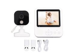 Monitor Inalámbrico Para Bebés Con Cámara De 2,8 Pulgadas, Visión Nocturna, Detección De Llanto Y Voz, Modo Dual.