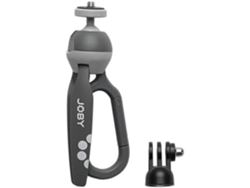 Mini trípode Joby Handypod compatible con GoPro con mosquetón integrado y patas plegables.