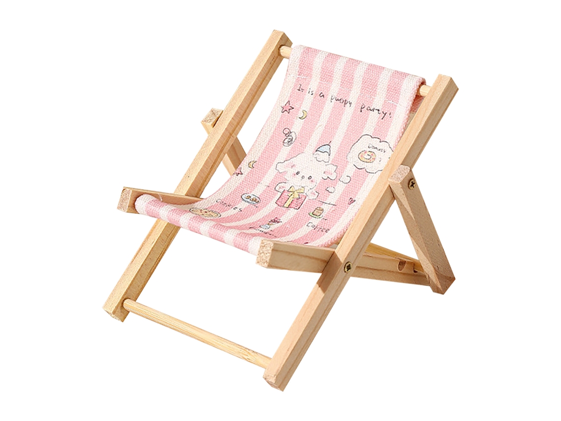 2026-soporte Para Teléfono De Silla De Playa En Madera Creativo Para Manos Libres Decoración Escritorio Conejo 10x12x10cm