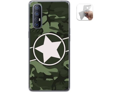 Carcasa Oppo Find X2 Neo TUMUNDOSMARTPHONE Camuflaje 01
