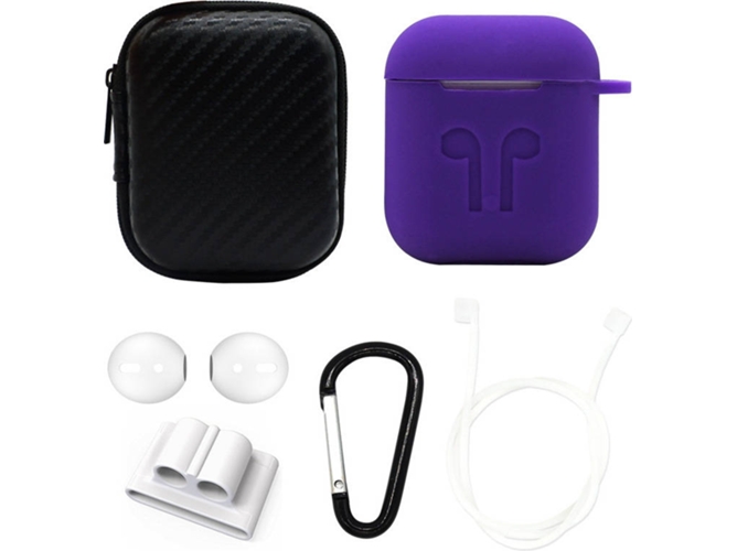 Funda WISETONY 5052439394781 (Para AirPods - Morado)