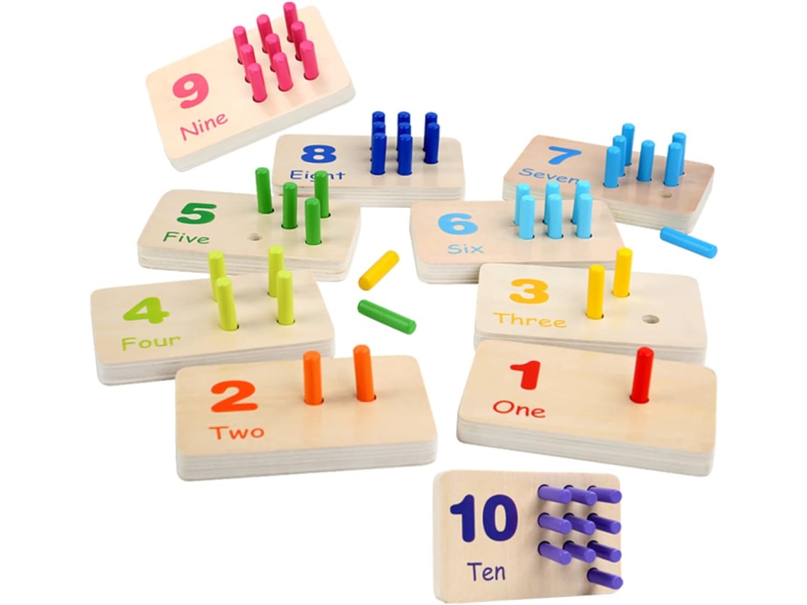 Juguete De Lógica De Madera Para Niños Y Niñas, Divertido, Reutilizable, Compacto