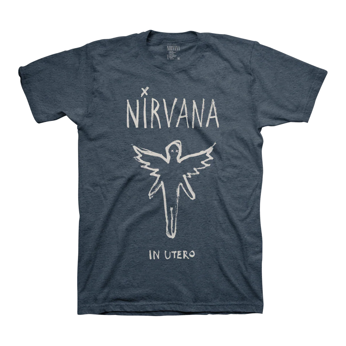 Rockinstone Nirvana In Utero Brush Camiseta(l)