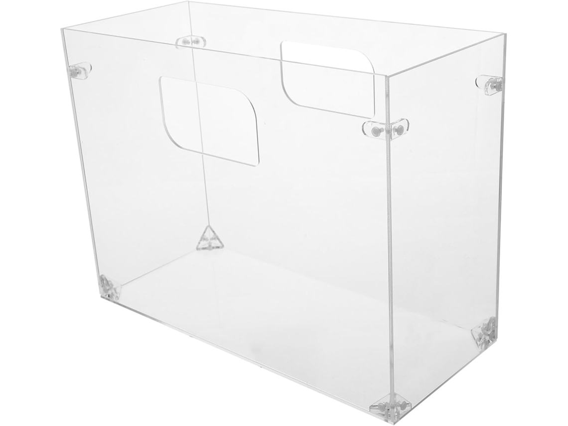 Organizador De Escritorio De Acrílico, Caja De Almacenamiento Modular Y Desmontable Para Documentos Y Revistas.